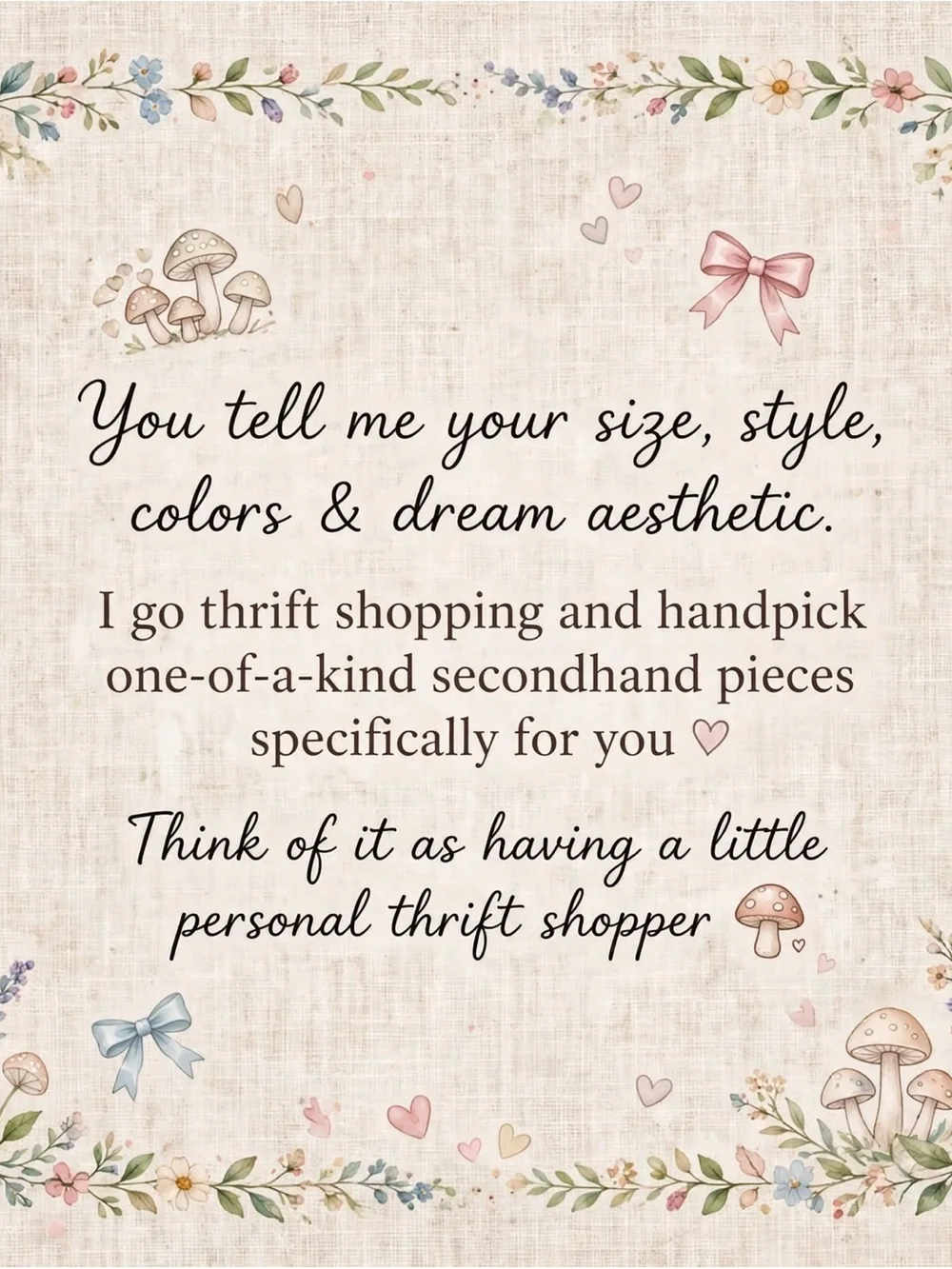 Personalized Cottagecore Thrift Bundles - 3-8+ Pieces Picked Just For You! 👗💛